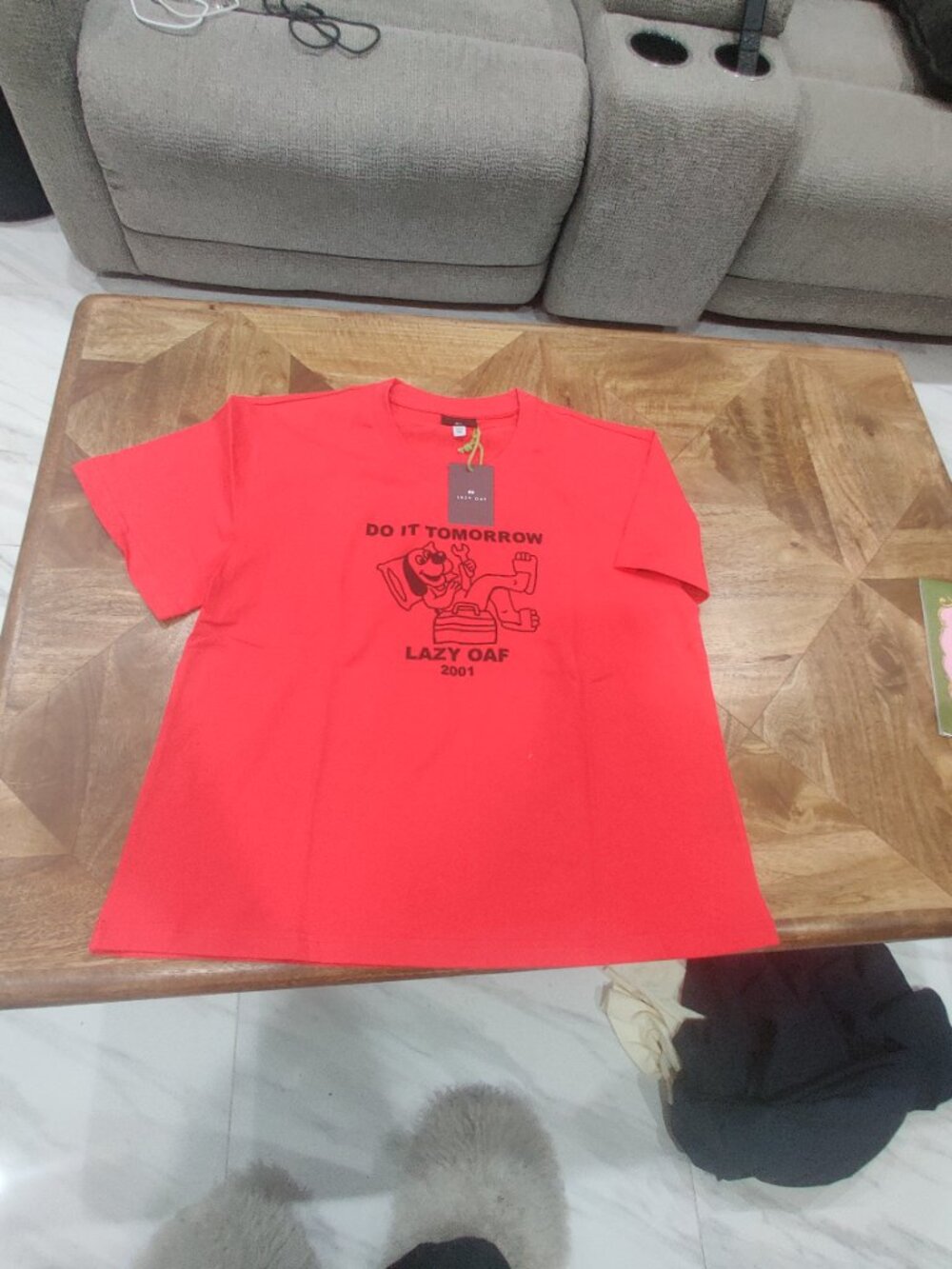 Lazy Oaf Tee size XXXL New